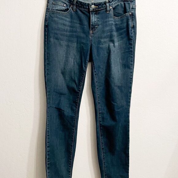 PRANA Skinny Denim Jeans Dark Wash Stretch Size‎ 10 / 30 Inseam - Picture 1 of 7